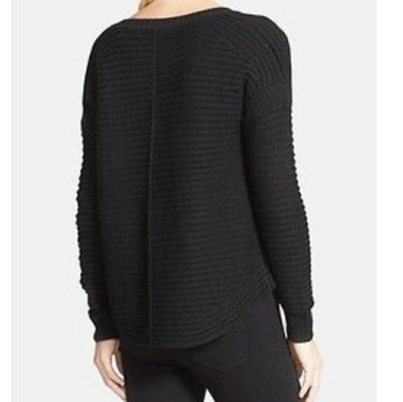 Sam Edelman black v neck sweater - Picture 6 of 7